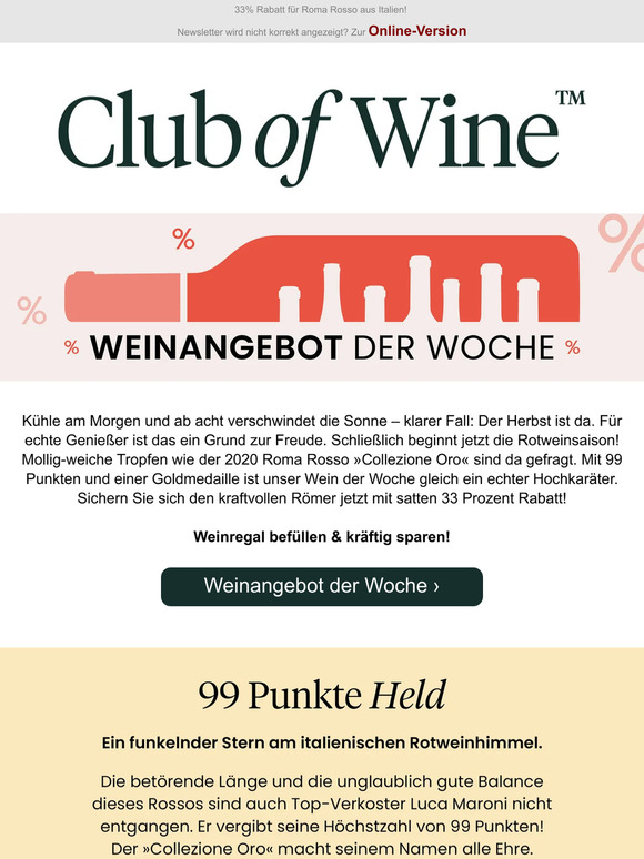 99/99 Punkte Italien Blockbuster - Weinangebot der Woche!