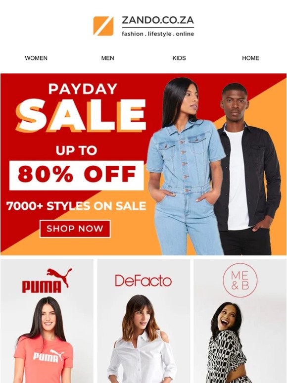 🤑 Shop Your Favourite Brands on the Payday Sale