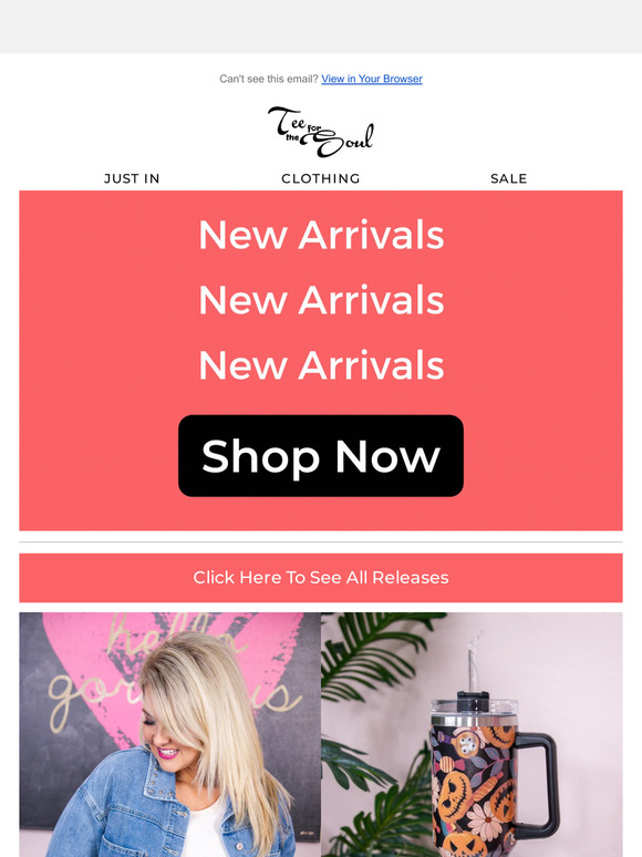 Fun Accessories + Cute Tees + More