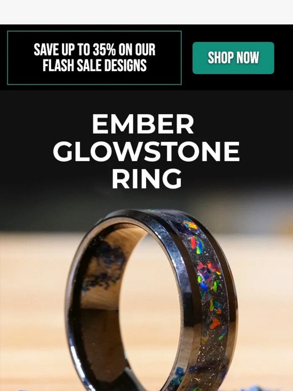 The Ember Glowstone Ring