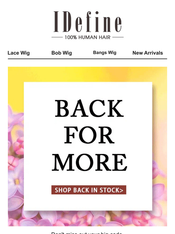 In stock & free shipping! $70 OFF on Fall Style Wigs