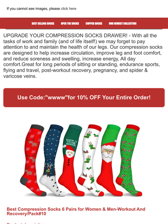 Enough compression to help while remaining comfortable all day
