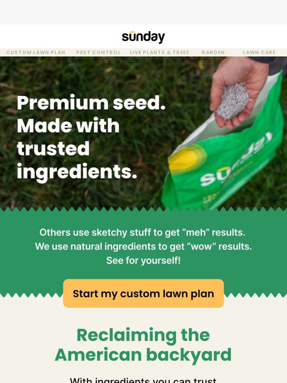 ✅ Premium Grass Seed ✅ Natural Ingredients