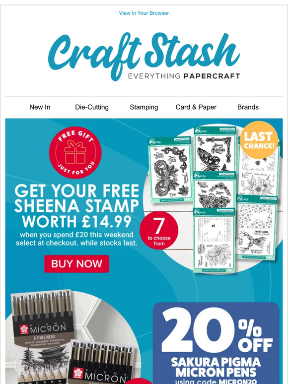 Last Chance To Claim Your Free Stamp Set