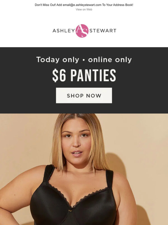 TODAY ONLY! Shop Panties for only $6