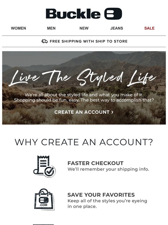 Simplify Your Shopping Experience with a Buckle.com Account