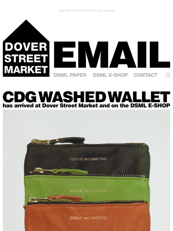 Dover Street Market CDG Washed Wallet has arrived at Dover Street