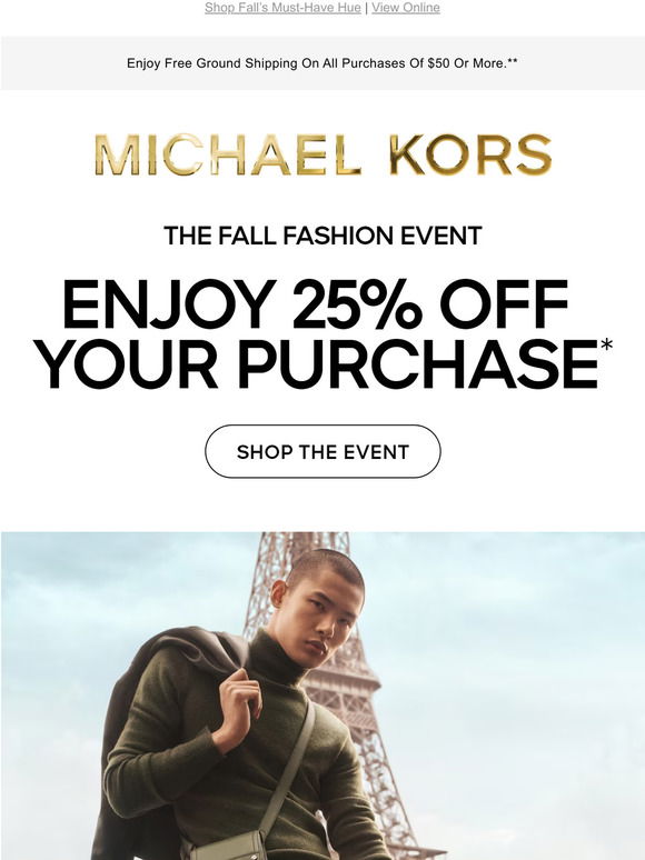 Michael Kors Is Giving Us 25% Off Our Entire Purchase for Spring