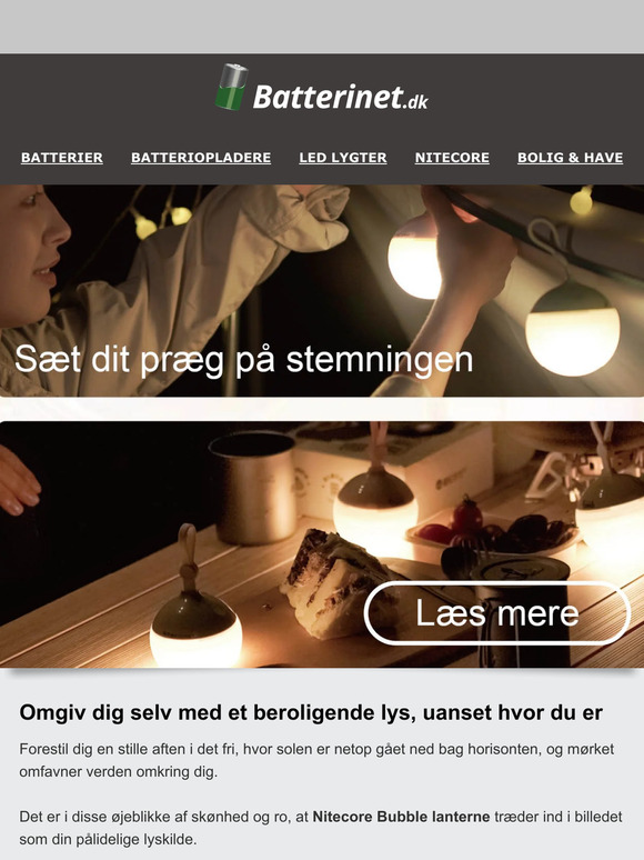 ✨NYHED - Stemningsfuld belysning