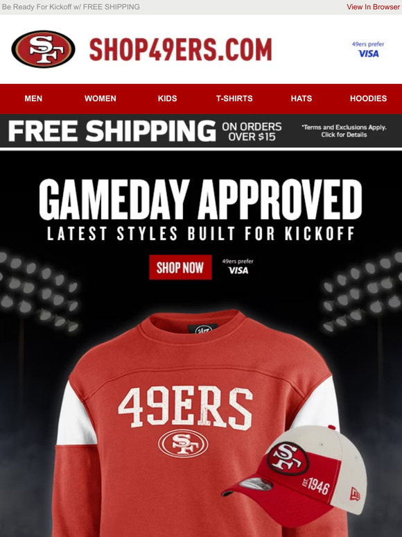 Men's New Era Scarlet San Francisco 49ers 2023 NFL Training Camp Raglan Pullover Hoodie Size: Medium