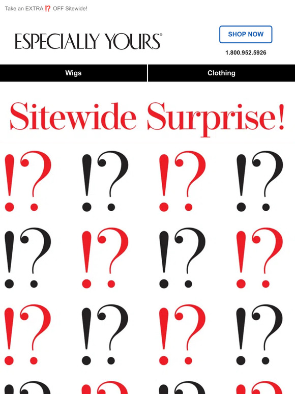 You Have a Surprise Waiting