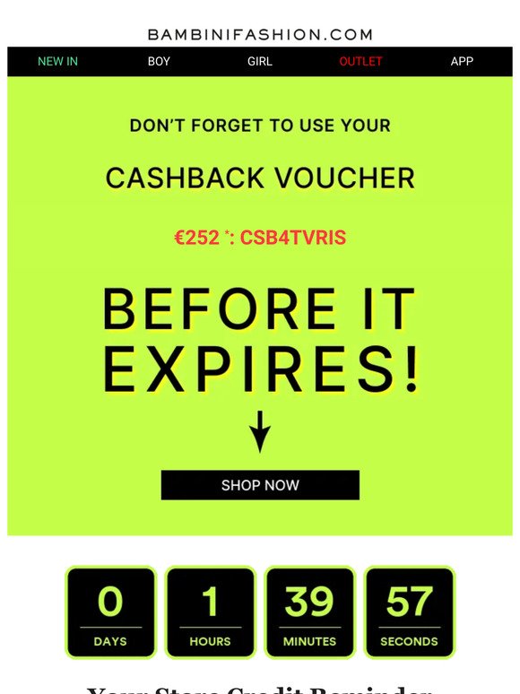 Good News! Your €252 Voucher is Still Valid - Don't Miss Out