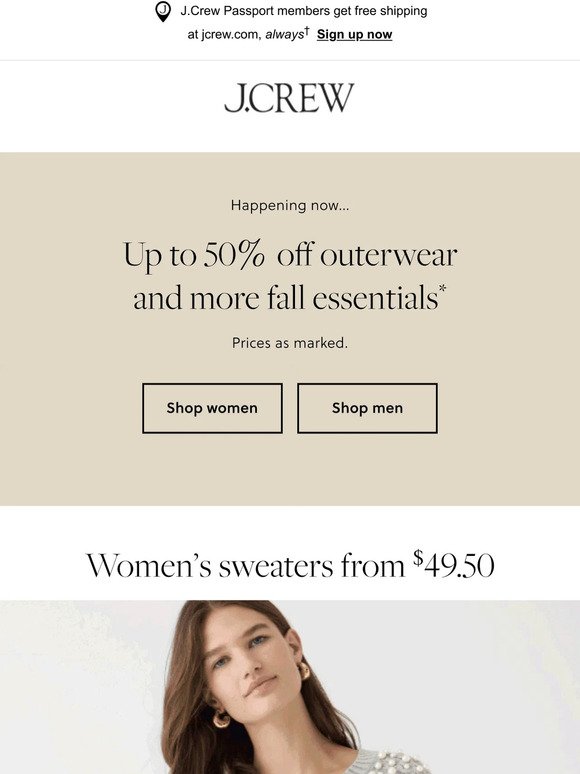 Happy fall & happy up to 50% off