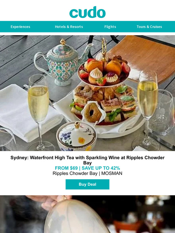Chowder Bay: Ripples High Tea w. Sparkling Wine