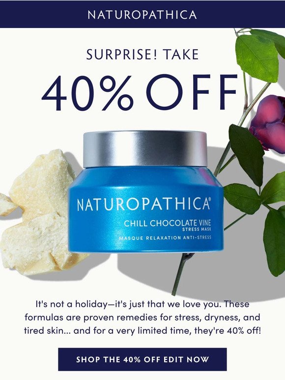 Take 40% OFF Select Products 💙