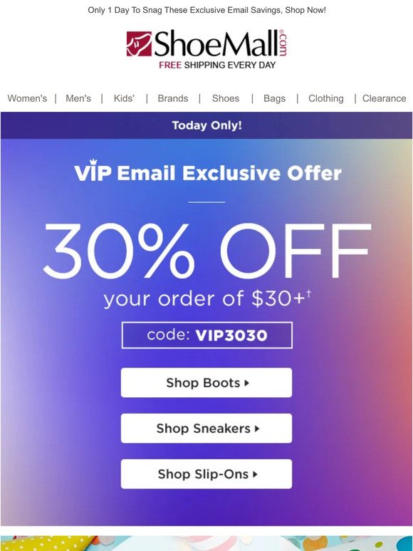 Hey VIPs, How Does 30% Off Sound?