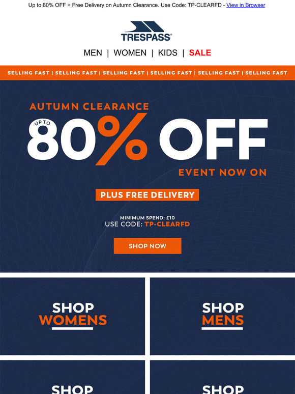 SELLING FAST 💥 Clearance Up to 80% OFF