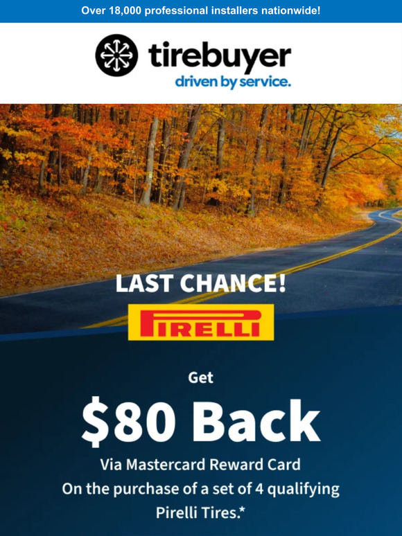 These Pirelli Savings Are About to Drive Off ��💨