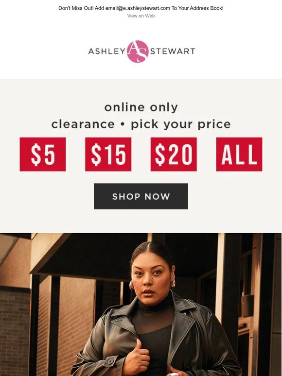 🛒 Fill Your Cart With Clearance! starting at $5