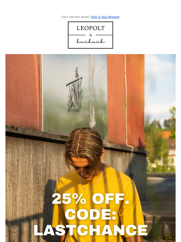 25% Rabatt auf alle Textilien & Accessoires 😍