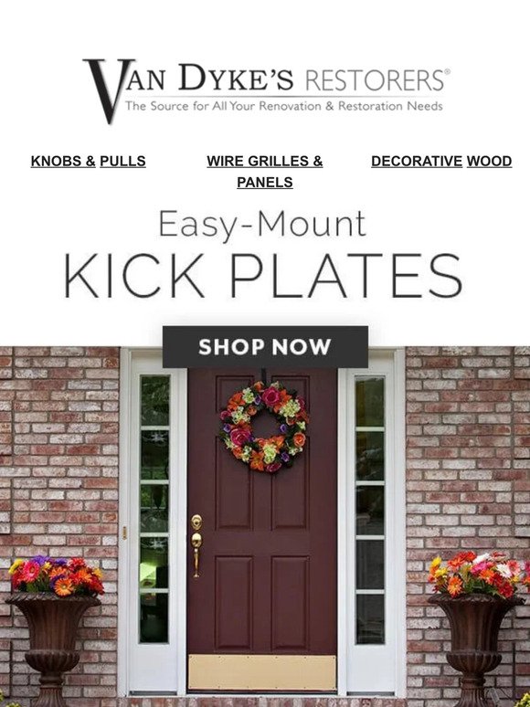 Easy-Mount Kick Plates, a Super-Serviceable Home Update