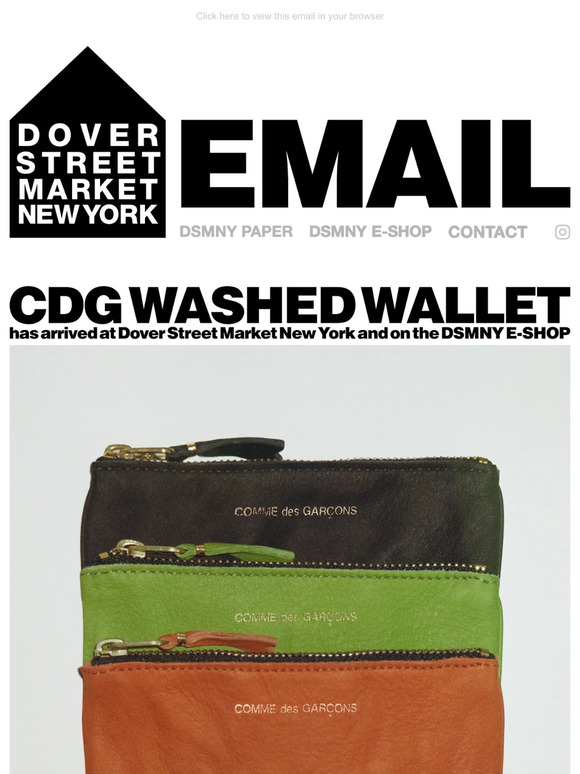 Dover Street Market CDG Washed Wallet has arrived at Dover Street
