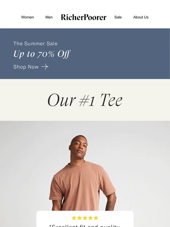 Our #1 Tee of The Year: The Relaxed Tee