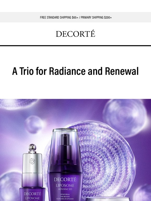 A Trio for Radiance and Renewal