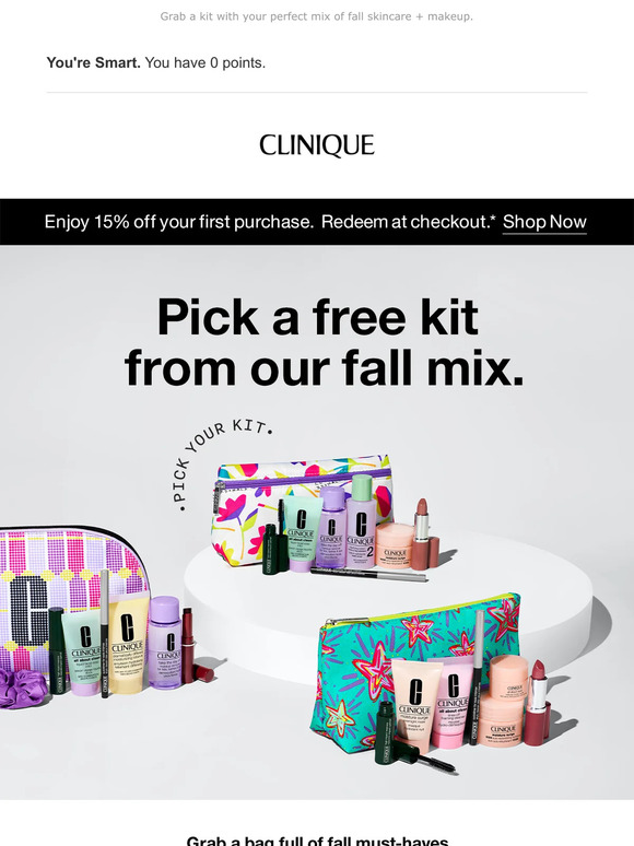 clinique.ca: Exclusive offer! Pick a fall kit free with $50 purchase ...