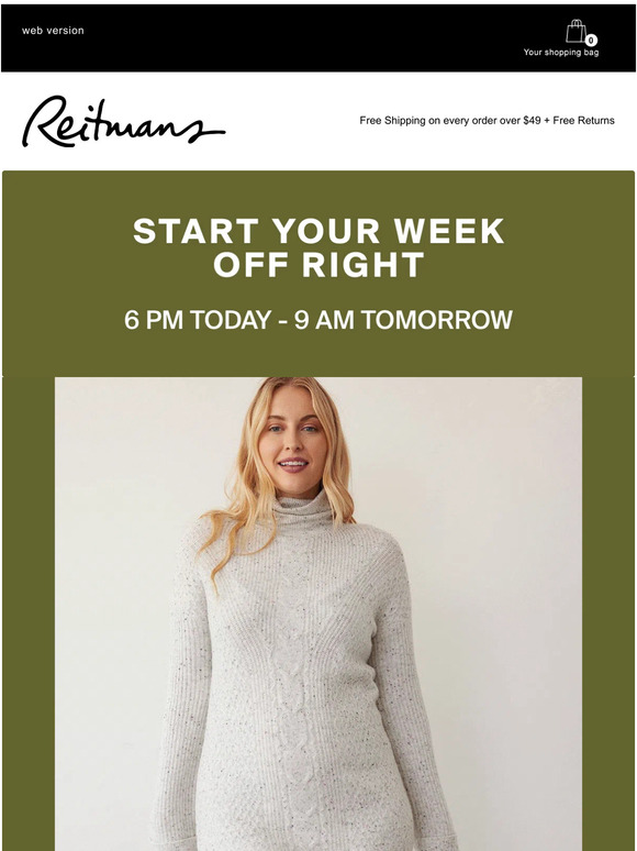 The savings start NOW: 40% off everything (almost)