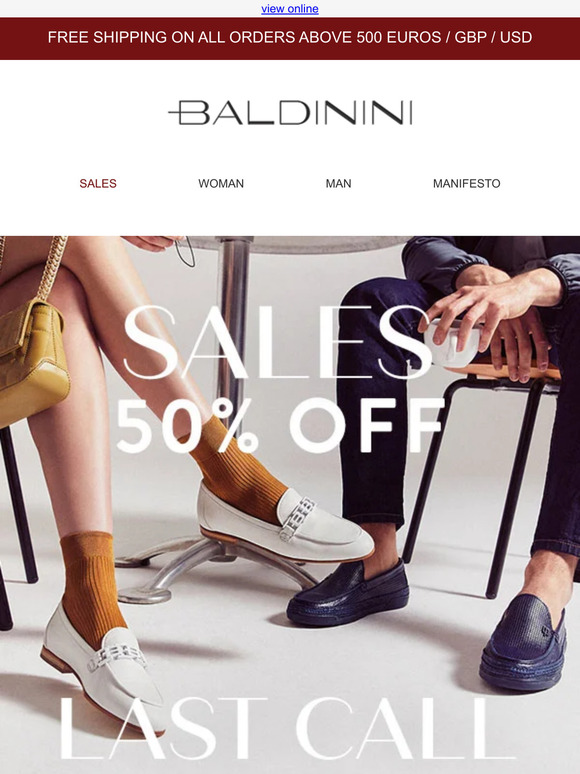 Baldinini Trend LAST DAYS an extra 50 off Second Season Milled