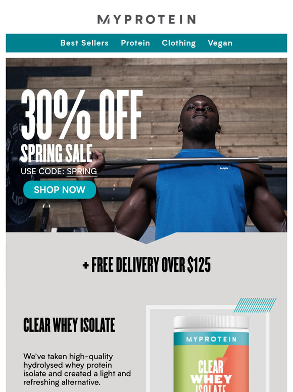 Time to stock up  with our 30% off spring sale ⚡