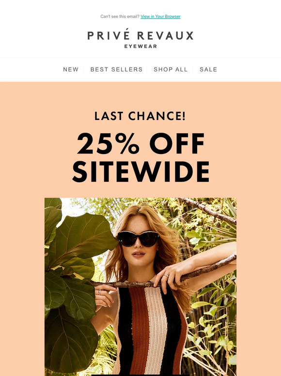 Final call for 25% off