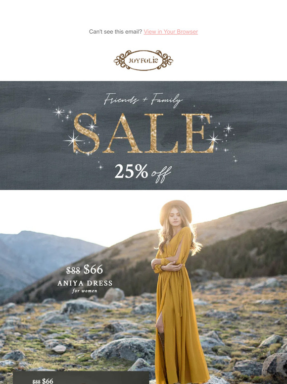 Ends Tonight: Friends & Family Sale ⏰