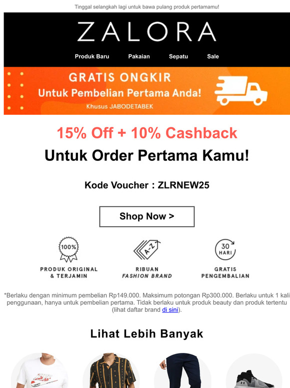 Dapatkan  Untuk Order Pertama Kamu!