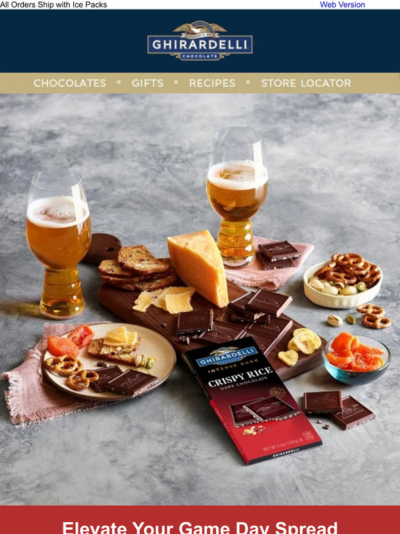 Sunday Games are Sweeter with Ghirardelli 🏈