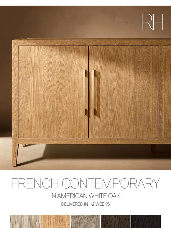 The French Contemporary Collection in American White Oak