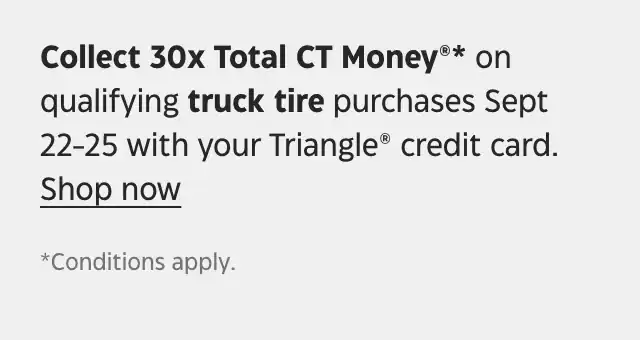 Canadian Tire - Triangle Bonus Day tomorrow! Prep your cart at