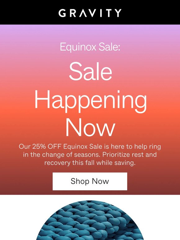 Equinox sale stock is selling fast!