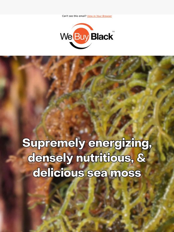 Get 20% Off on wildcrafted sea moss 😱