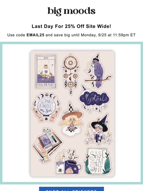Last Chance For 25% OFF!