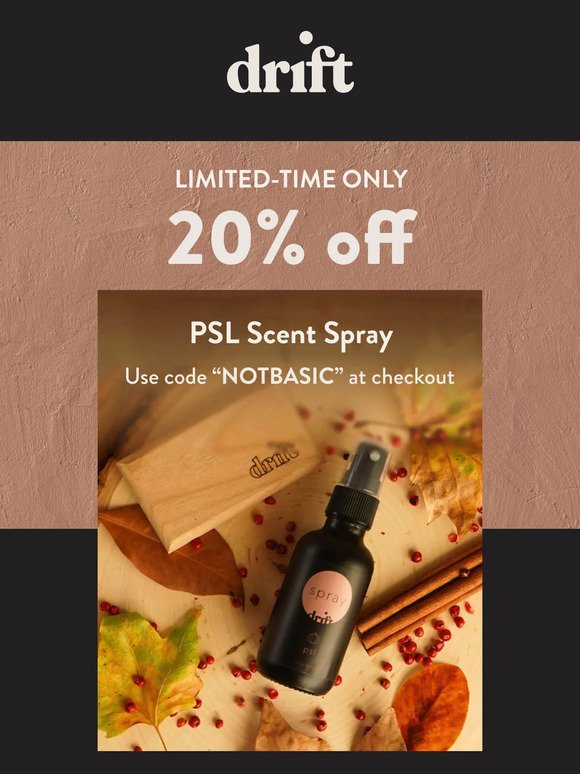 Sale! 20% off PSL Scent Spray