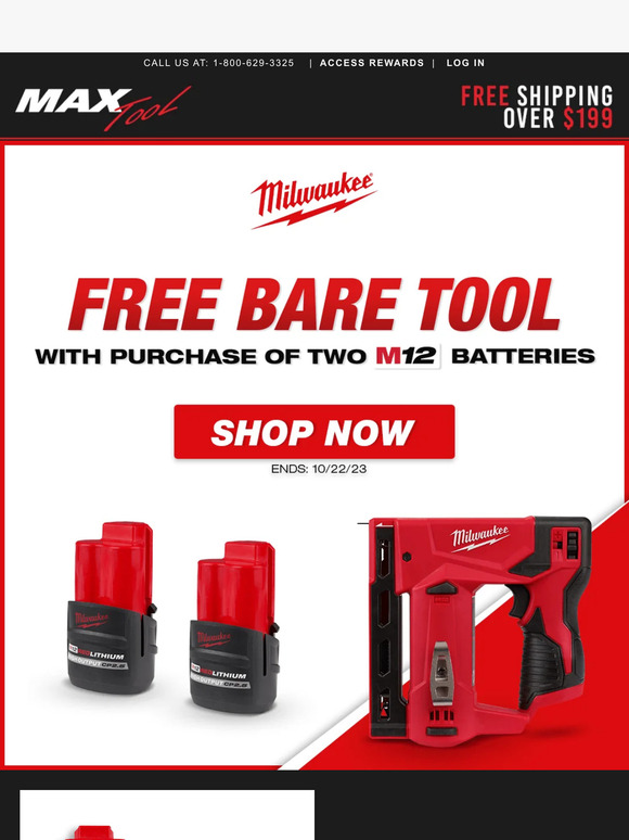 FREE Milwaukee Tool with This Battery Kit! 💥