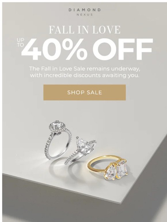 Sale Reminder 📢: Rings, Fine Jewelry Up to 40% Off