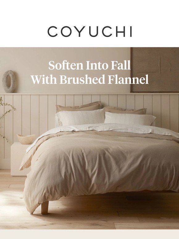 Soften Into Fall With Brushed Flannel