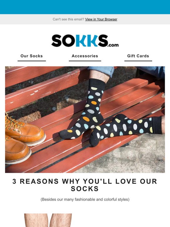 3 Reasons Why You'll Love Our Socks