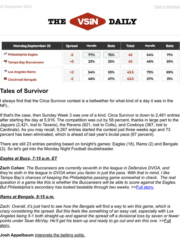 Tuley's Takes Today 10/9: Sunday Best Bets, including 'takes' on