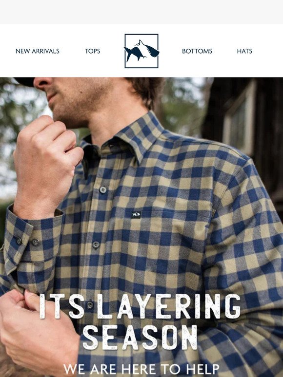 Flannels + Tees - Layering Seasons Around the Corner