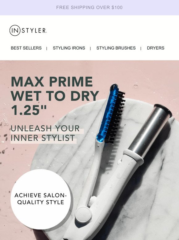 Unleash Your Inner Stylist with MAX PRIME WET TO DRY!