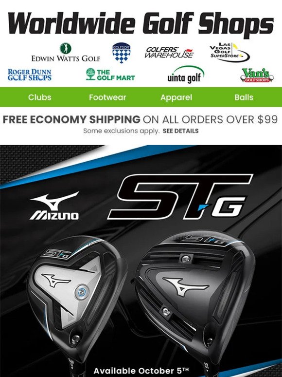 NEW Mizuno ST-G Woods Pre-Order Today!